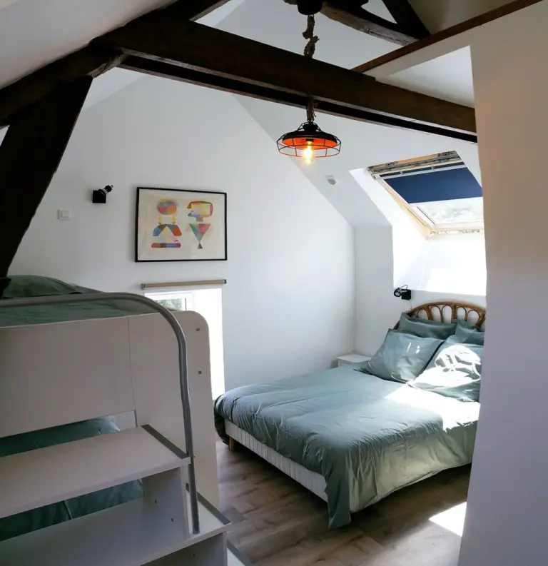 chambre enfants lit double