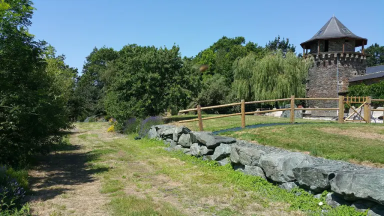 Chemin d'accès du gîte