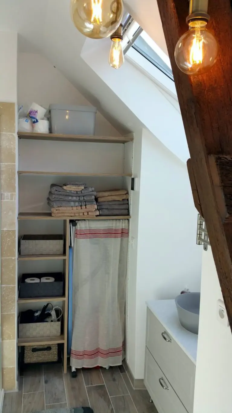 salle de bain rangements