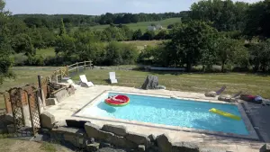 vue aérienne piscine nord