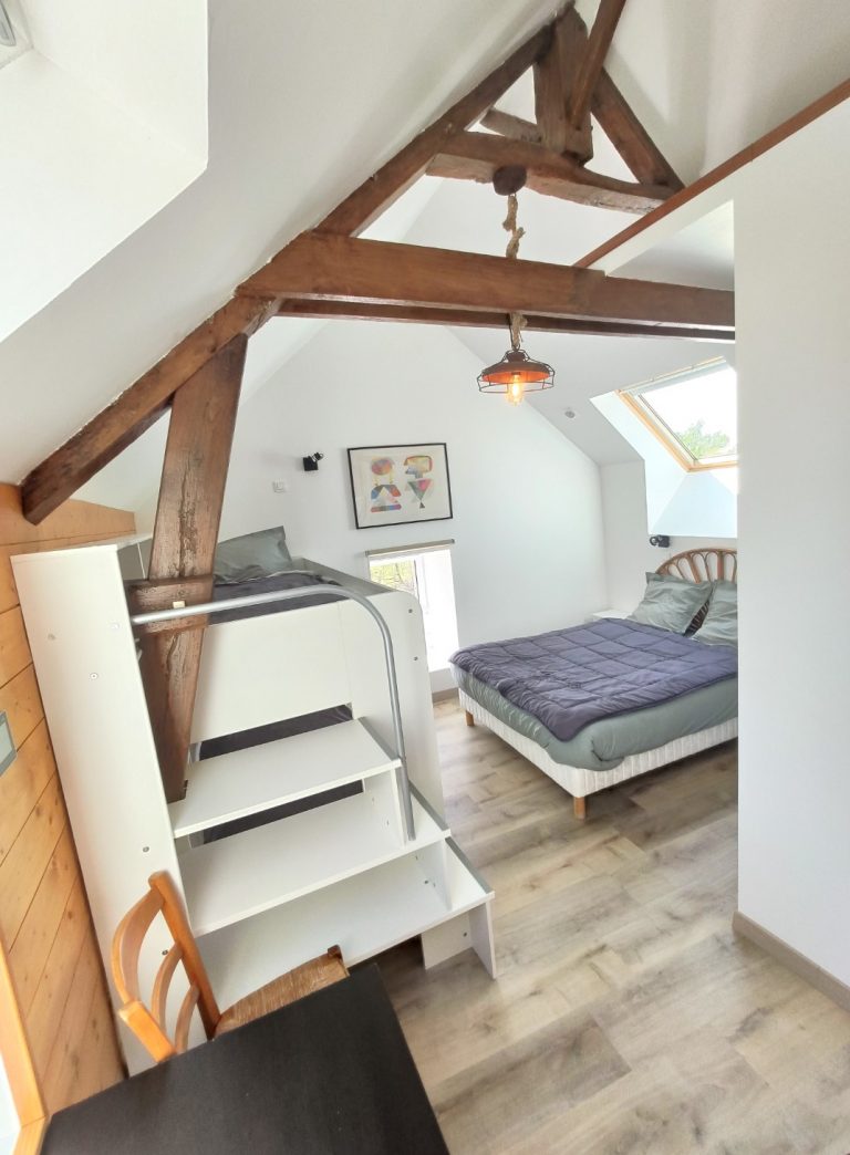 Lit double et superposés chambre enfants